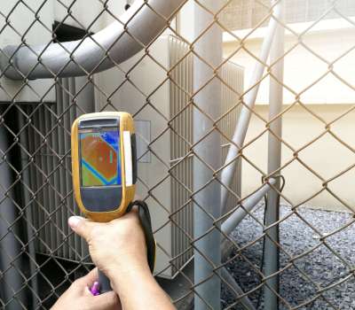 Infrared thermographic inspeciton (Thermoscan) for Oil Immersed cof